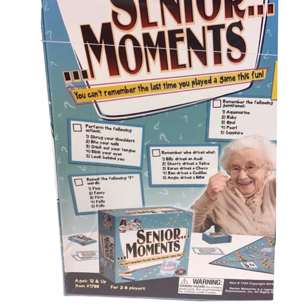 Senior Moments Board Game - Picture 5 of 5